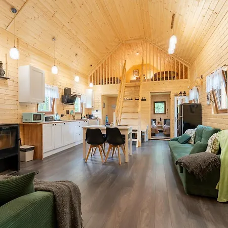 Pan Modrzew - Slow - Hamaki - Chill - Ogrodzony Teren Pet Friendly Domek alpejski Zachelmie (Jelenia Gora)